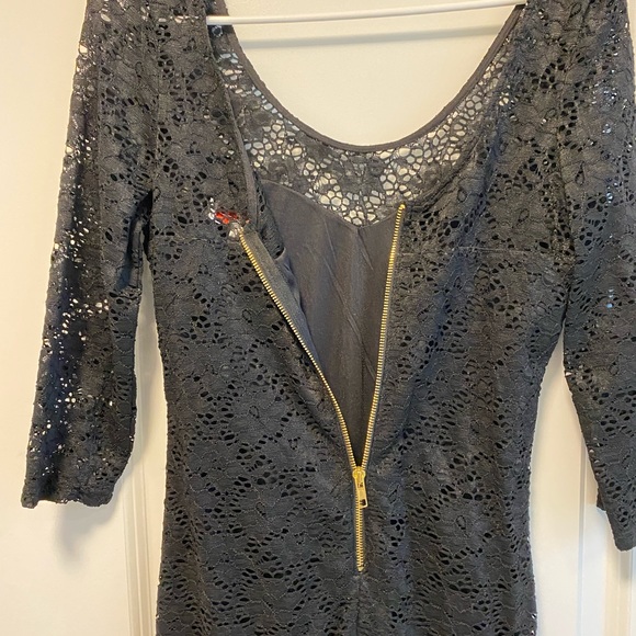 Short little black lace dress. Size medium. Lady Dutch. NWT - Picture 6 of 9